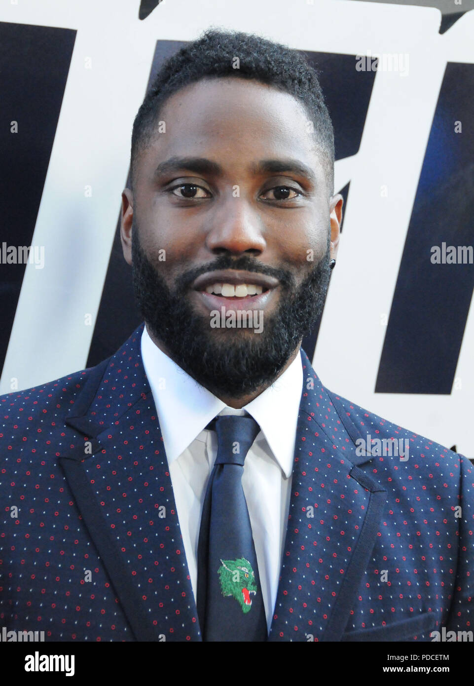 BEVERLY HILLS, CA AUGUST 8 Actor John David Washington attends the