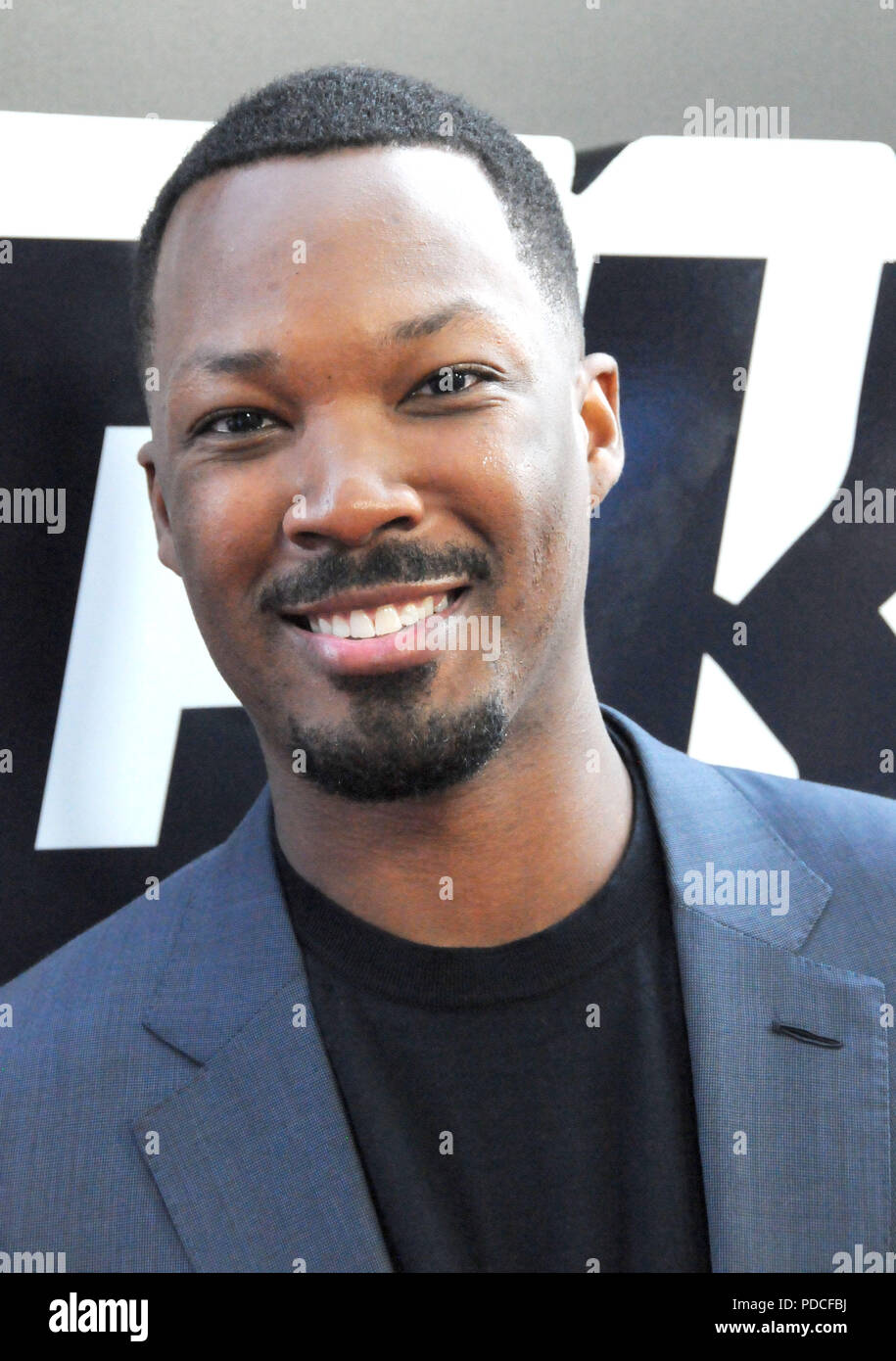 BEVERLY HILLS, CA AUGUST 8 Actor Corey Hawkins attends the Los