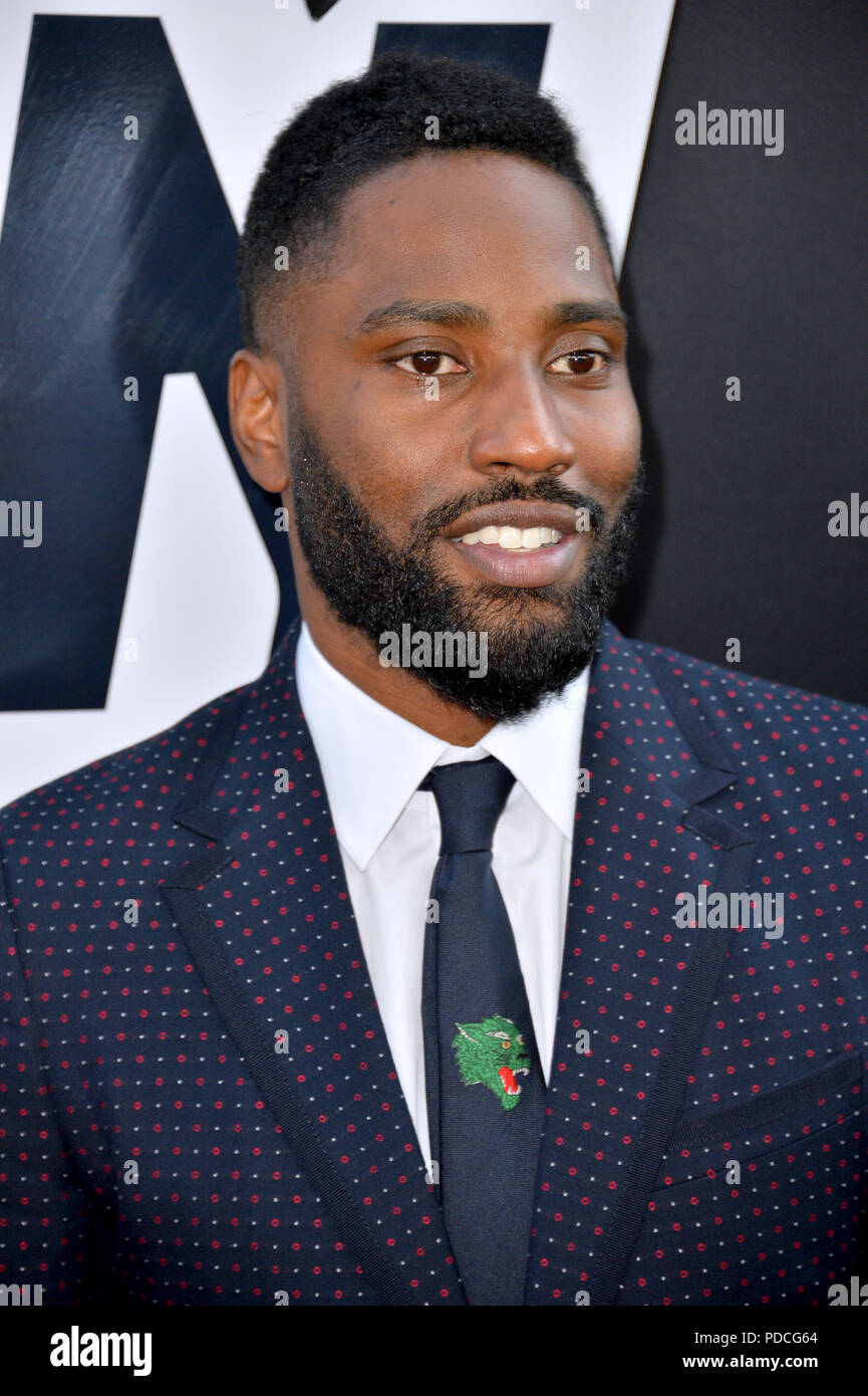 LOS ANGELES, CA. August 08, 2018 John David Washington at the Los