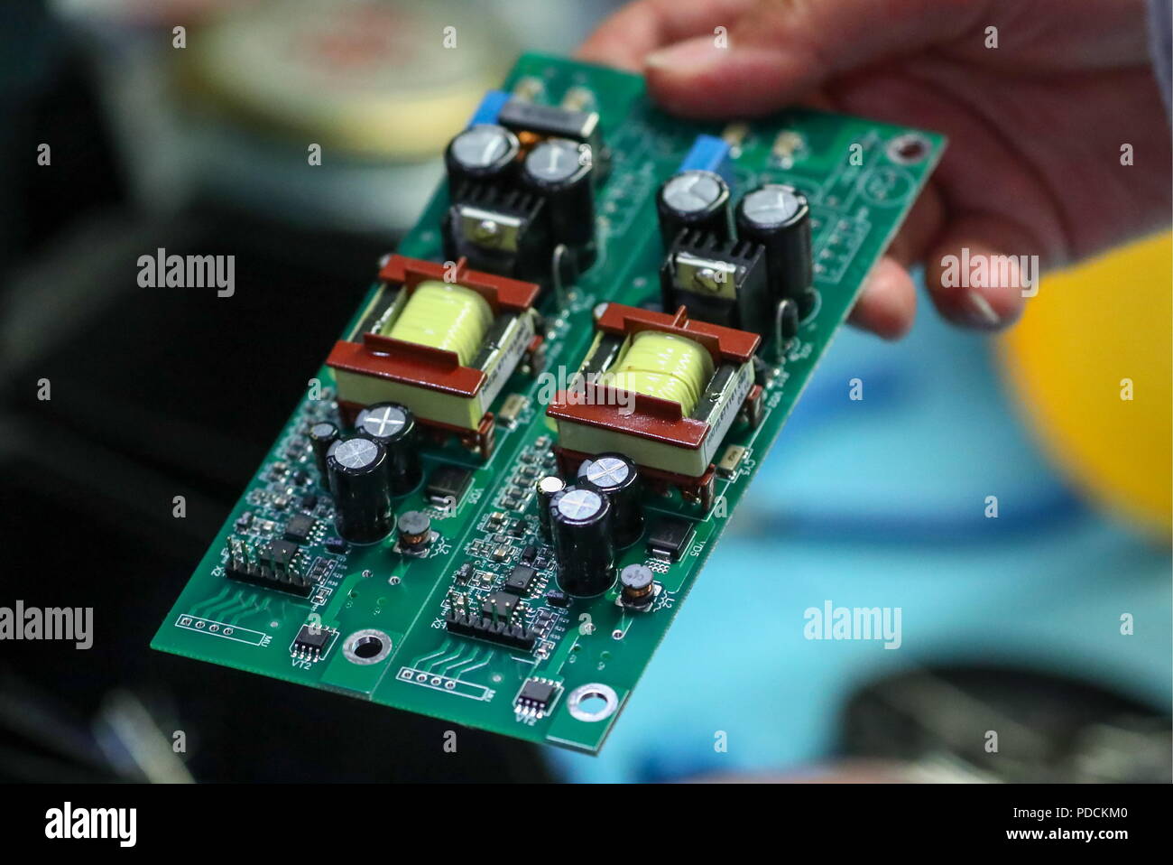 moscow, russia \u2013 august 9, 2018 making printed circuit boards (pcbmoscow, russia \u2013 august 9, 2018 making printed circuit boards (pcb) at mikroem tekhnologii, a russian manufacturer of electronic components, in zelenograd