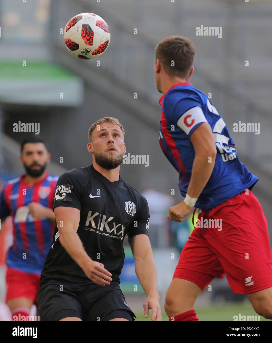 Duisburg, Germany. 08th Aug, 2018. Duisburg, Germany August 8 2018, 3rd  league matchday 3, KFC Uerdingen