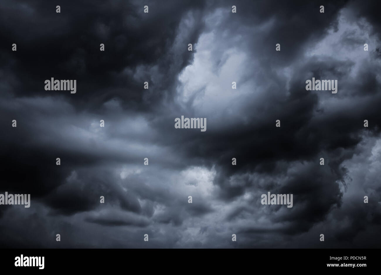 Cloudy stormy black and white dramatic sky background Stock Photo - Alamy
