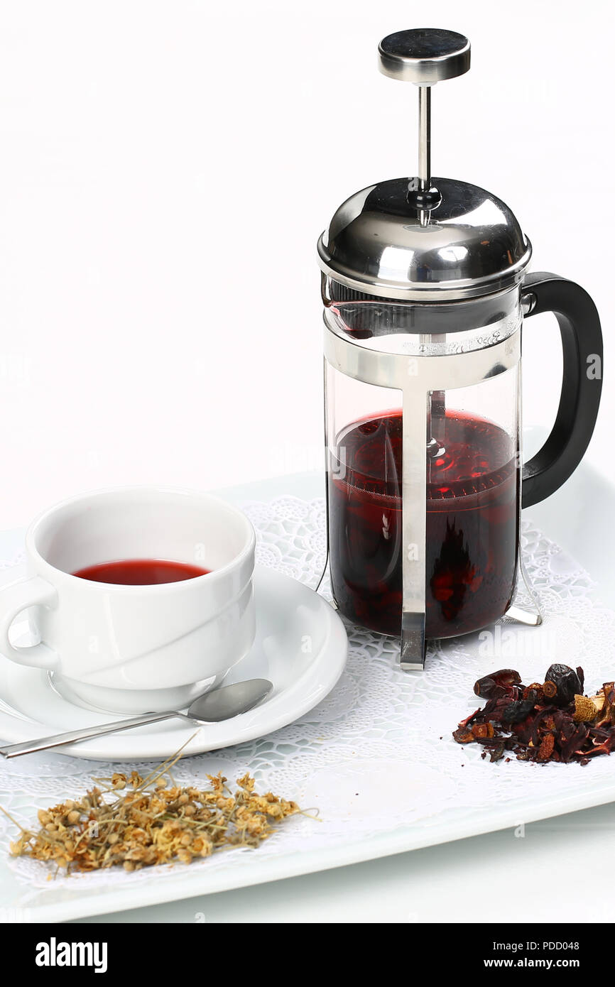 Herbal tea french press hires stock photography and images Alamy