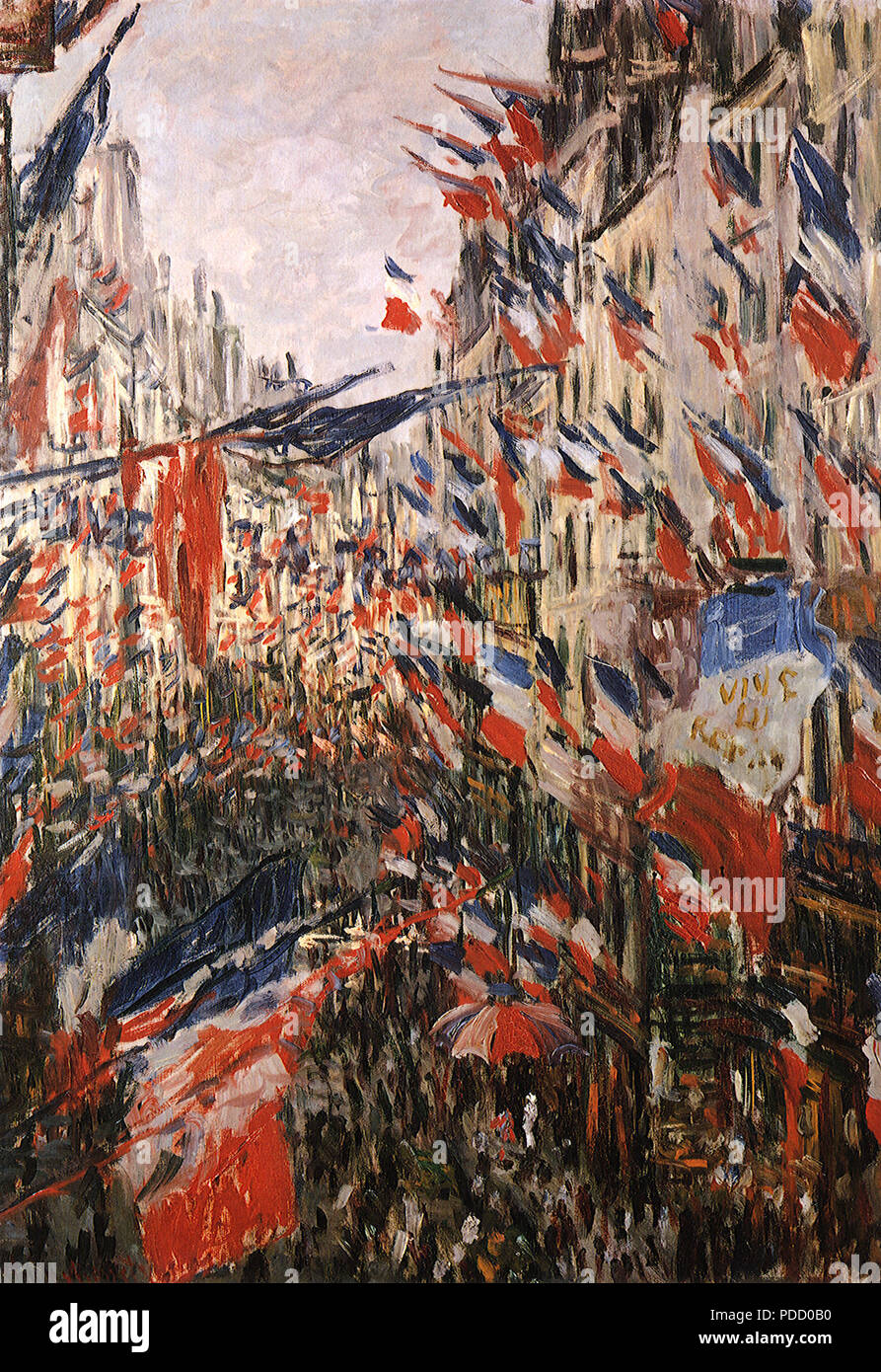 Rue SaintDenis Festivities, Claude, 1878 Stock Photo Alamy