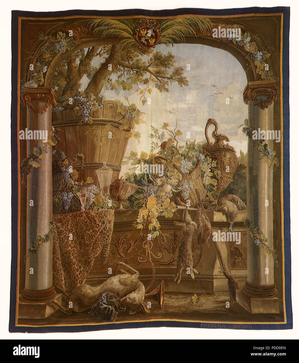 Autumn, Dresde, atelier de Mercier, . Stock Photo
