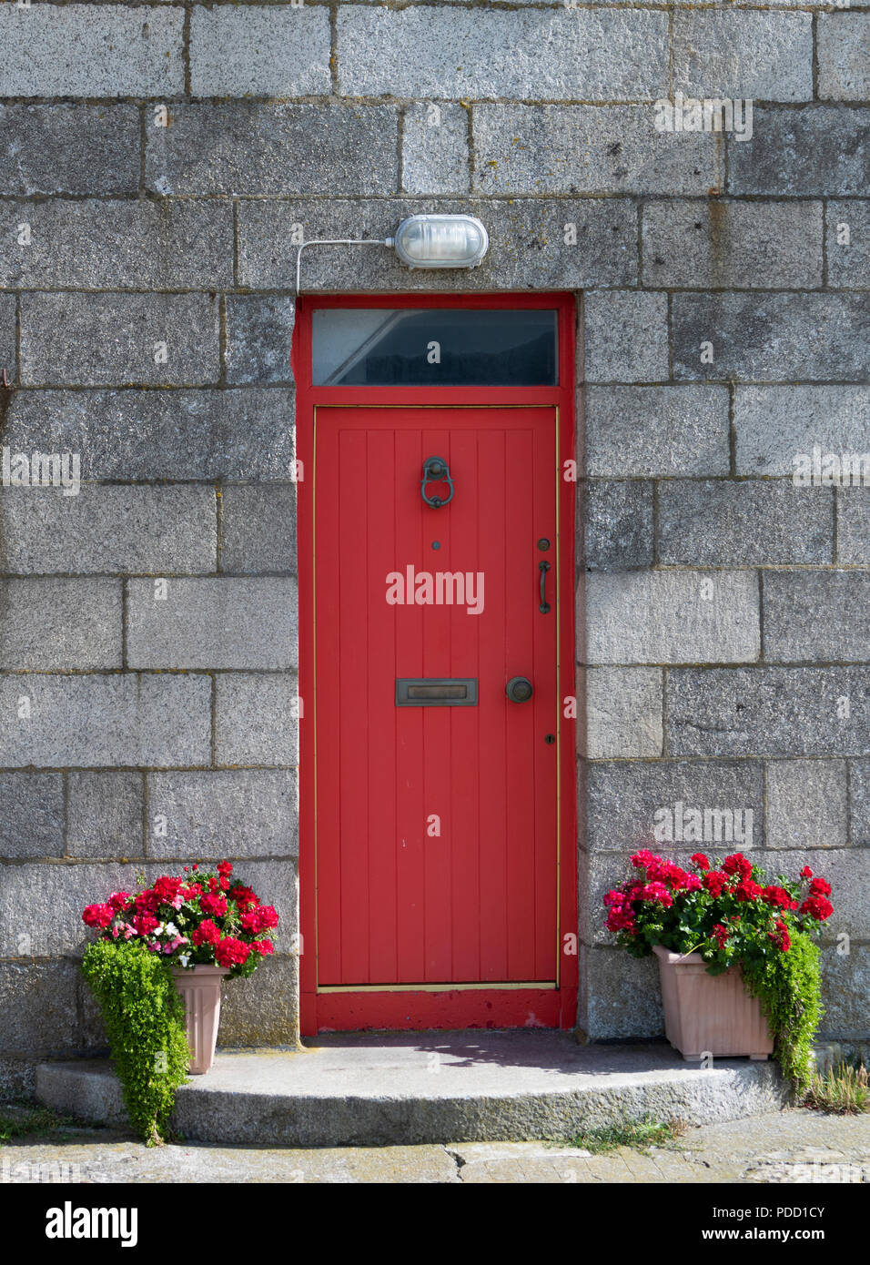 Lighthouse with red door hires stock photography and images Alamy