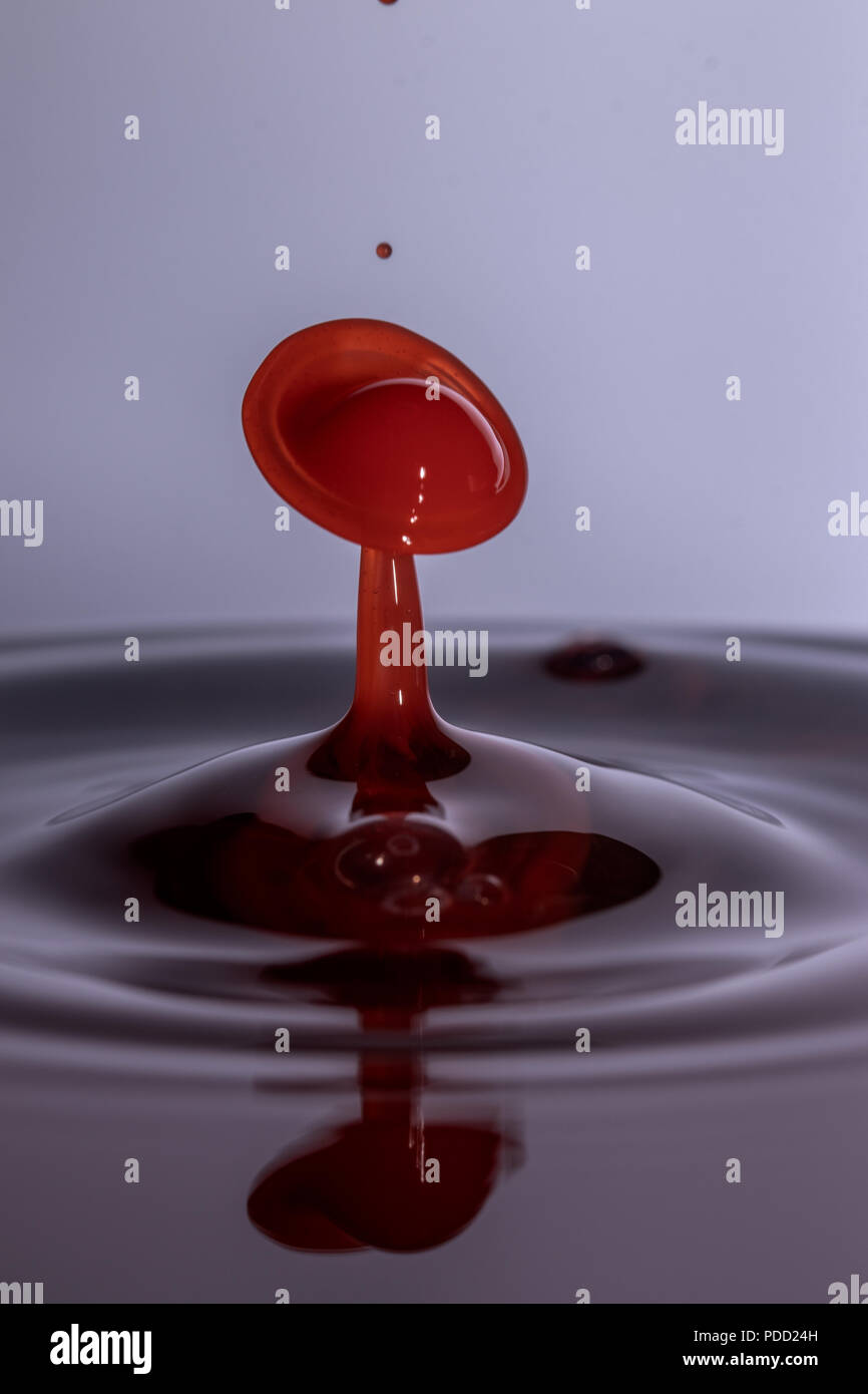 Water drop macro photograph Stock Photo - Alamy