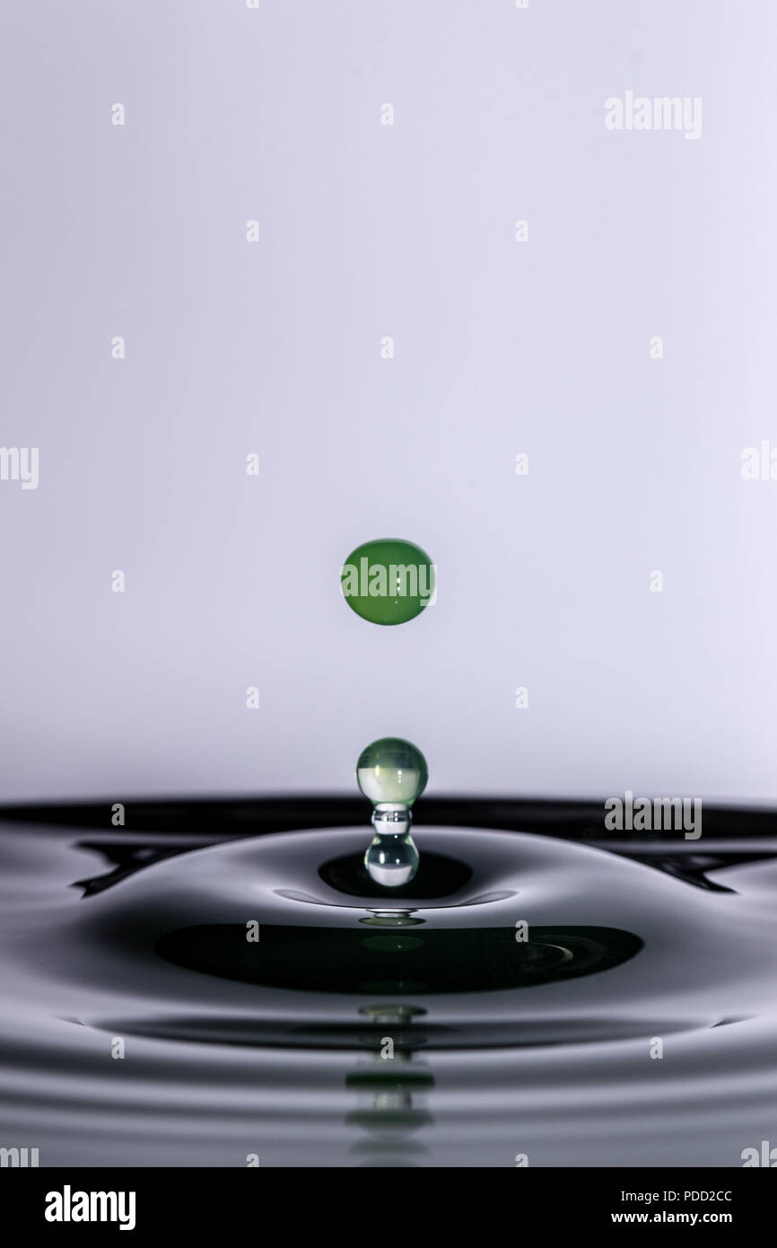 Water drop macro photograph Stock Photo - Alamy