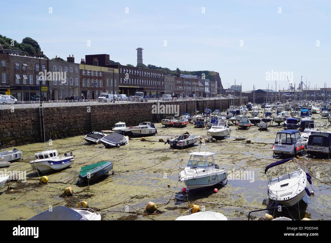 The Old Harbour, St Helier, Jersey Stock Photo Alamy