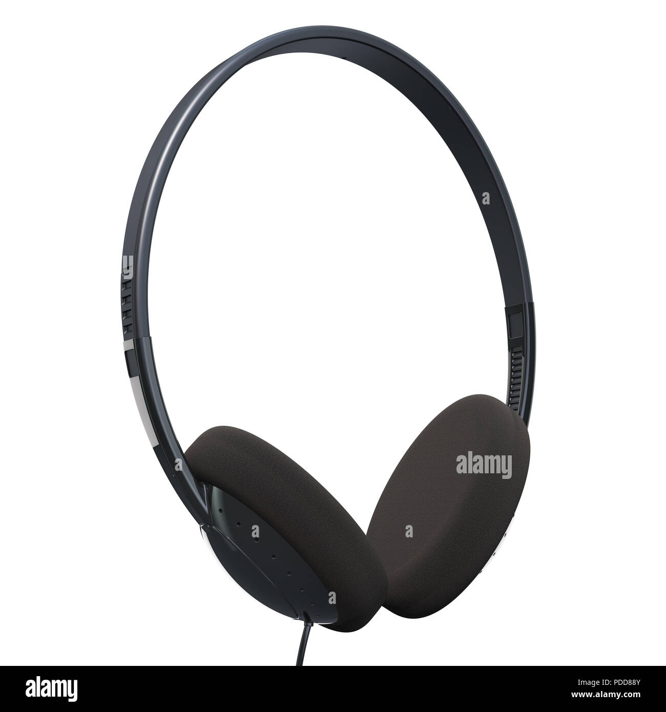 Headphones, 3D rendering isolated on white background Stock Photo - Alamy