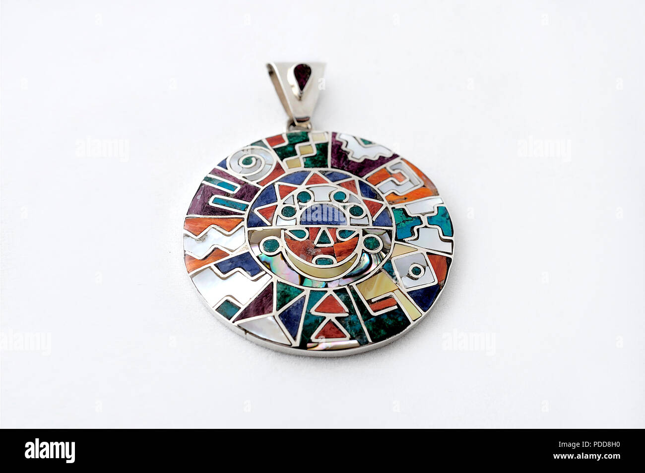 Beautiful, bright ornamentation of the ancient Incas . It is made by ...