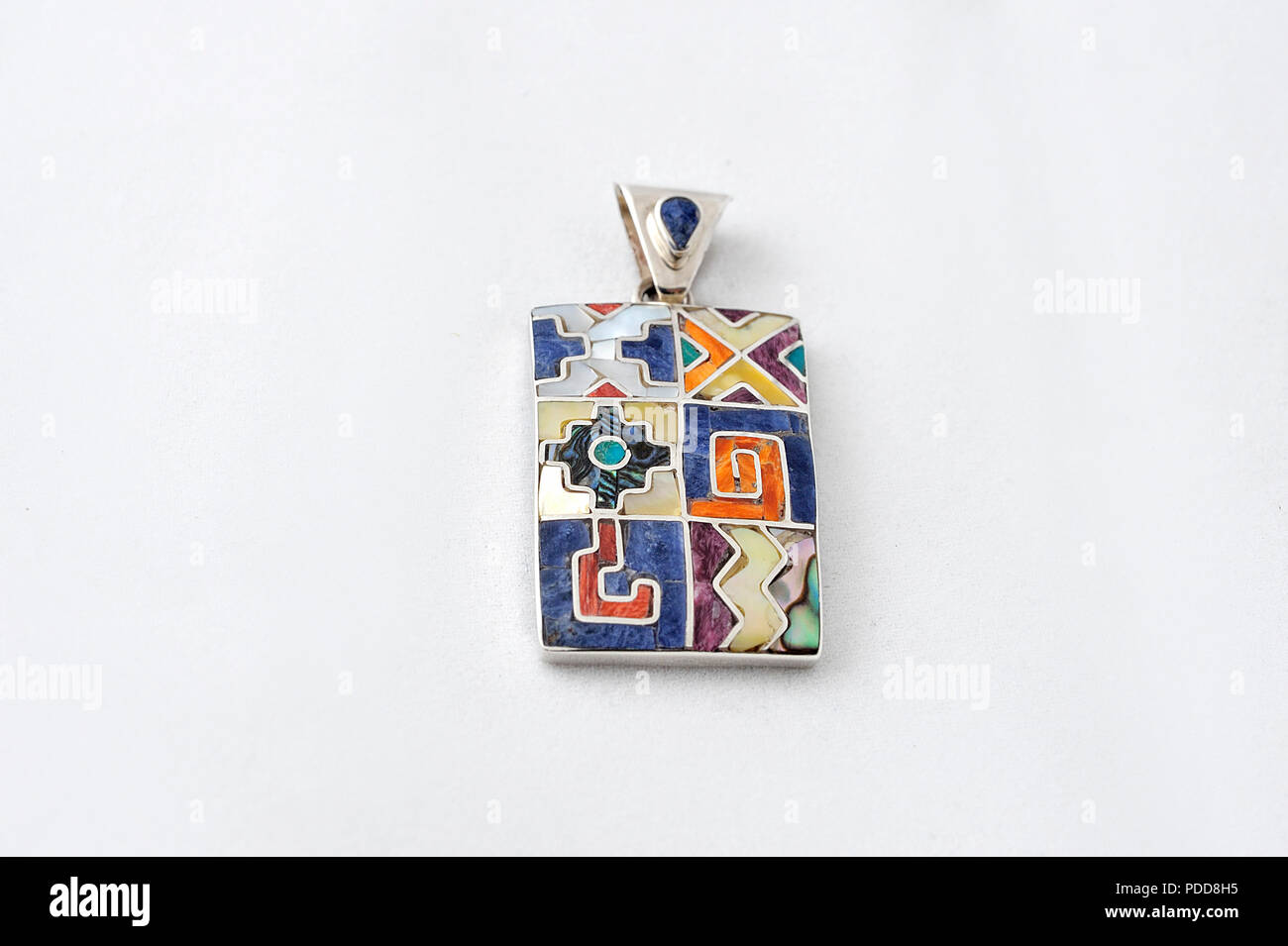 Beautiful, bright ornamentation of the ancient Incas . It is made by ...