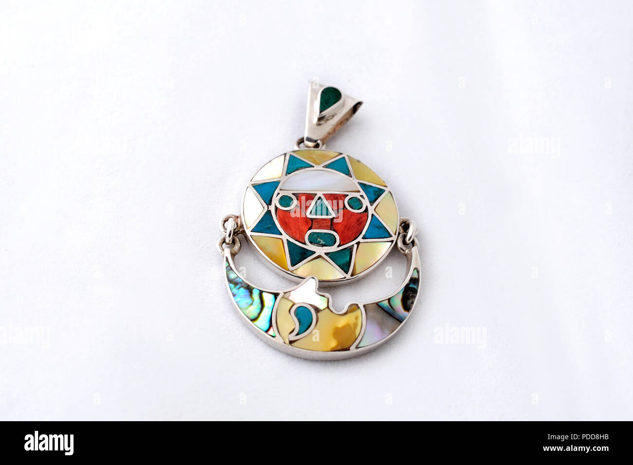Beautiful, bright ornamentation of the ancient Incas . It is made by ...