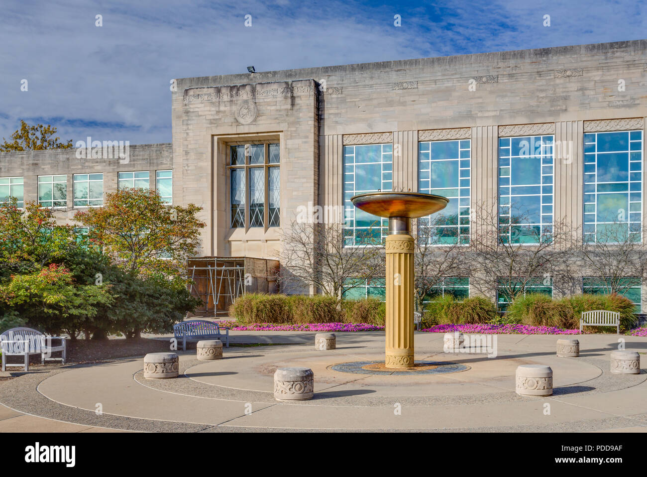 BLOOMINGTON, IN/USA - OCTOBER 22, 2017: Bess Meshulam Simon Music Library and Recital Center on the campus of Indiana University. Stock Photo