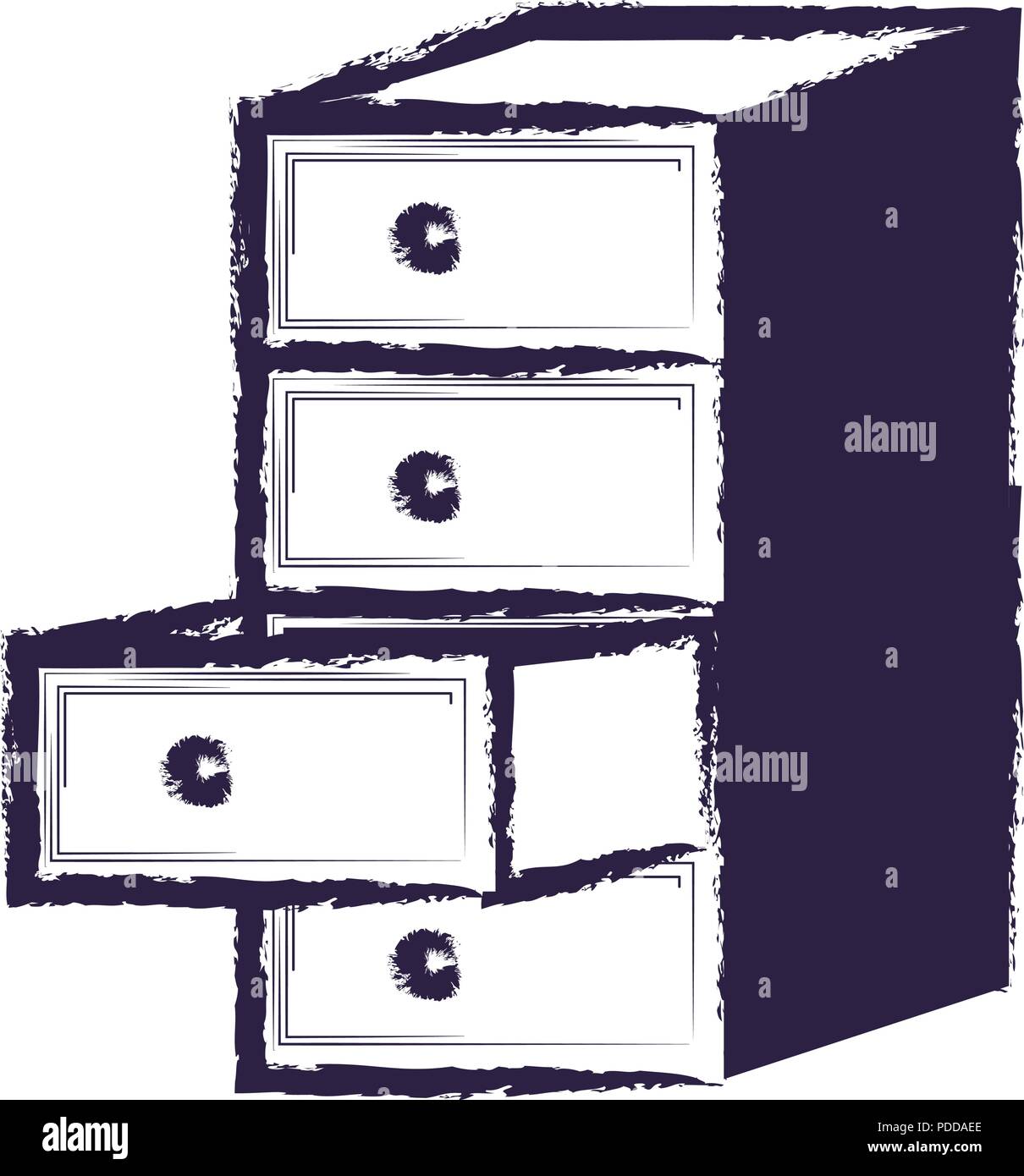 file cabinet icon over white background, vector illustration Stock ...