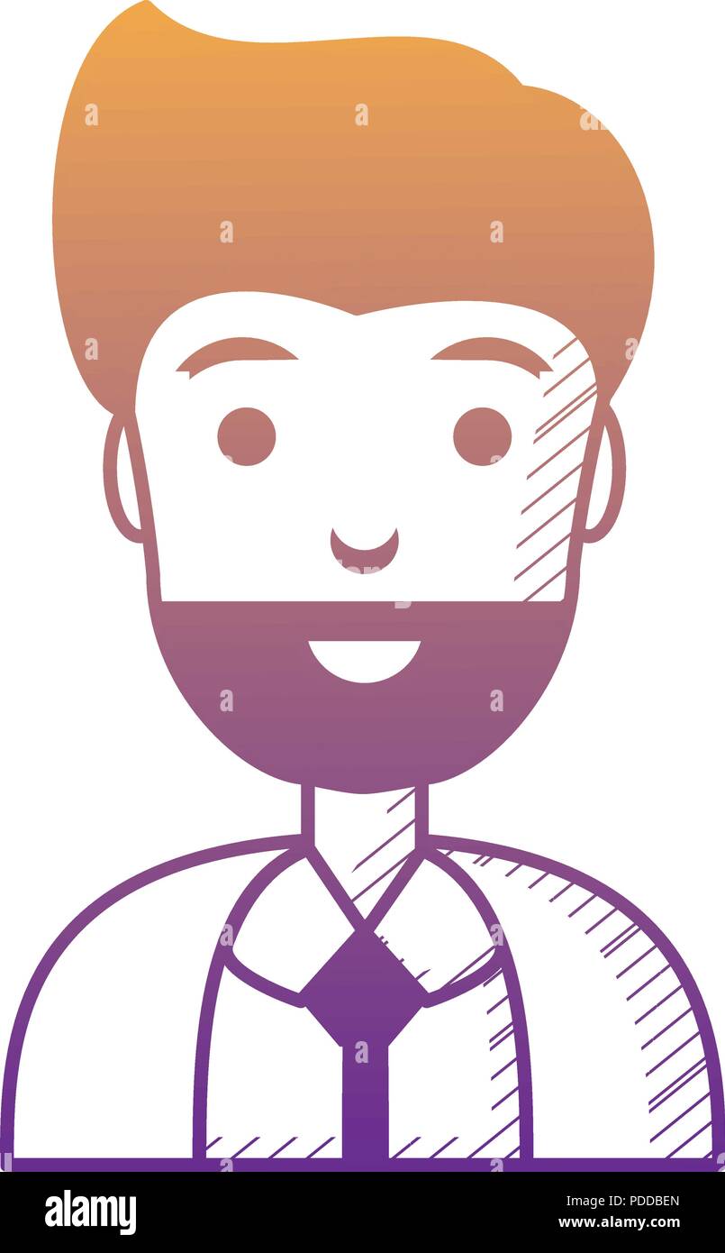 cartoon businessman icon over white background, vector illustration ...