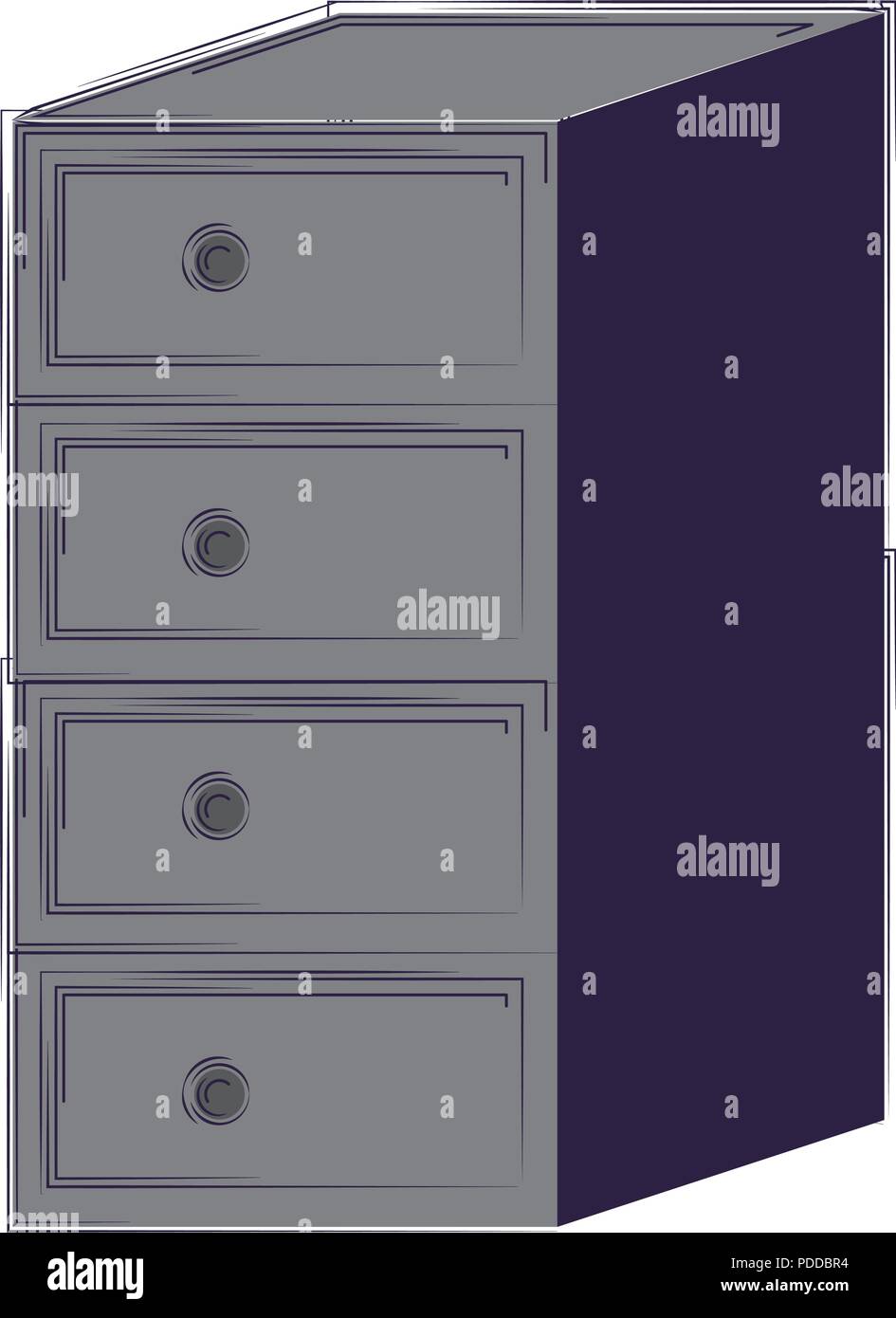 file cabinet icon over white background, vector illustration Stock ...