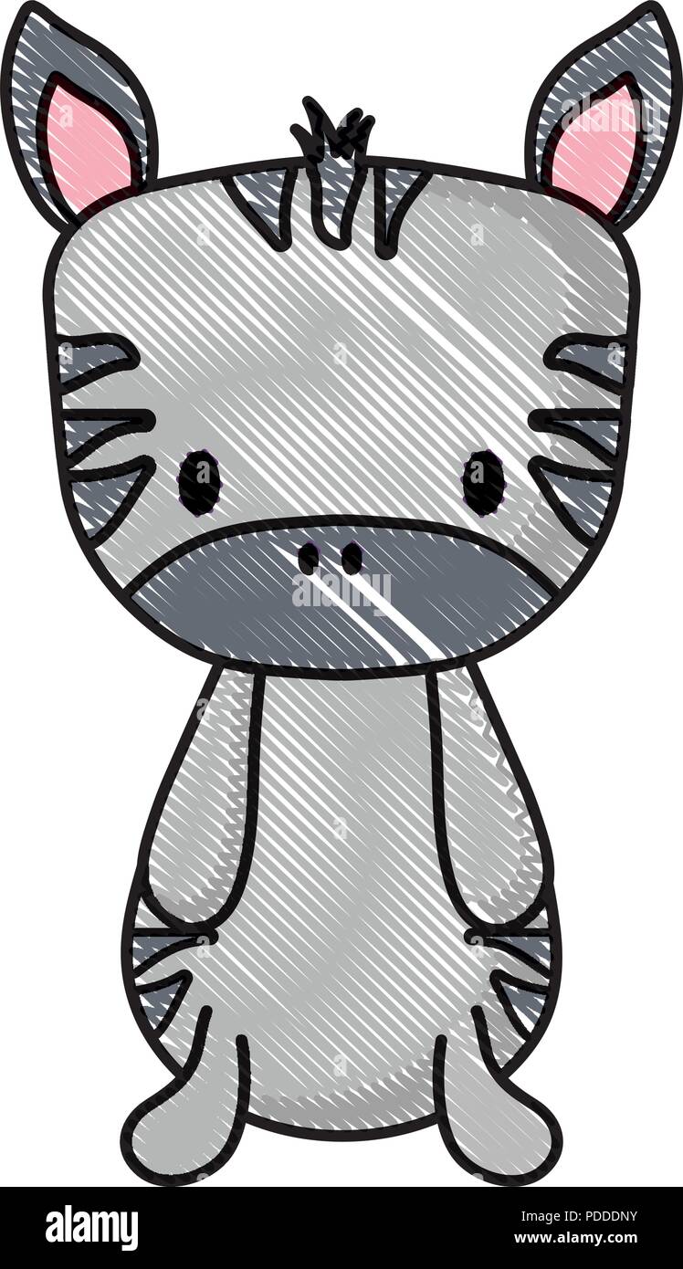 cute zebra icon over white background, vector illustration Stock Vector ...