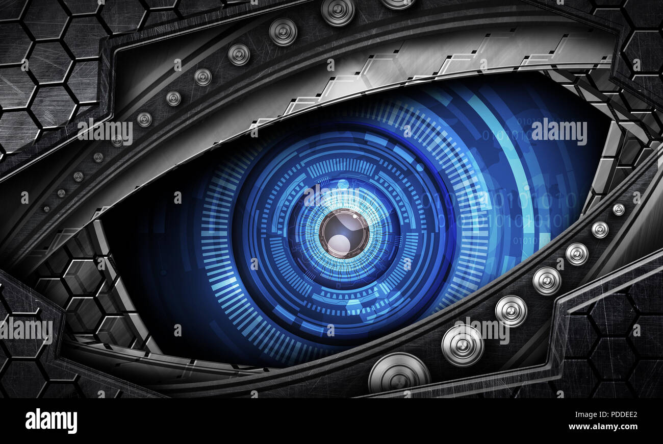 møl gødning ved siden af Robot eye hi-res stock photography and images - Alamy