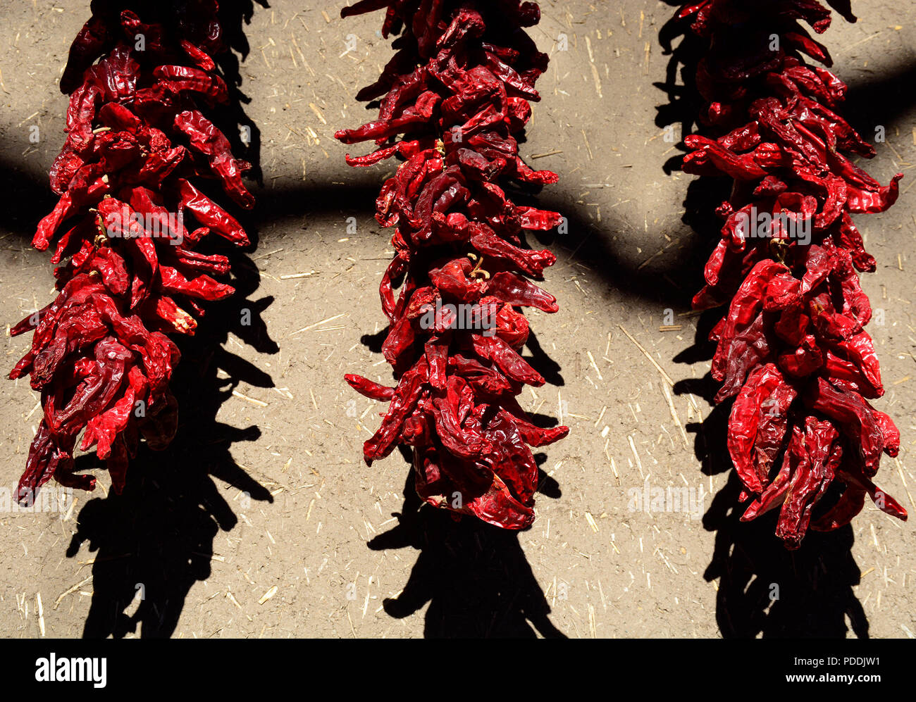 New mexico red peppers hanging hi-res stock photography and images - Alamy