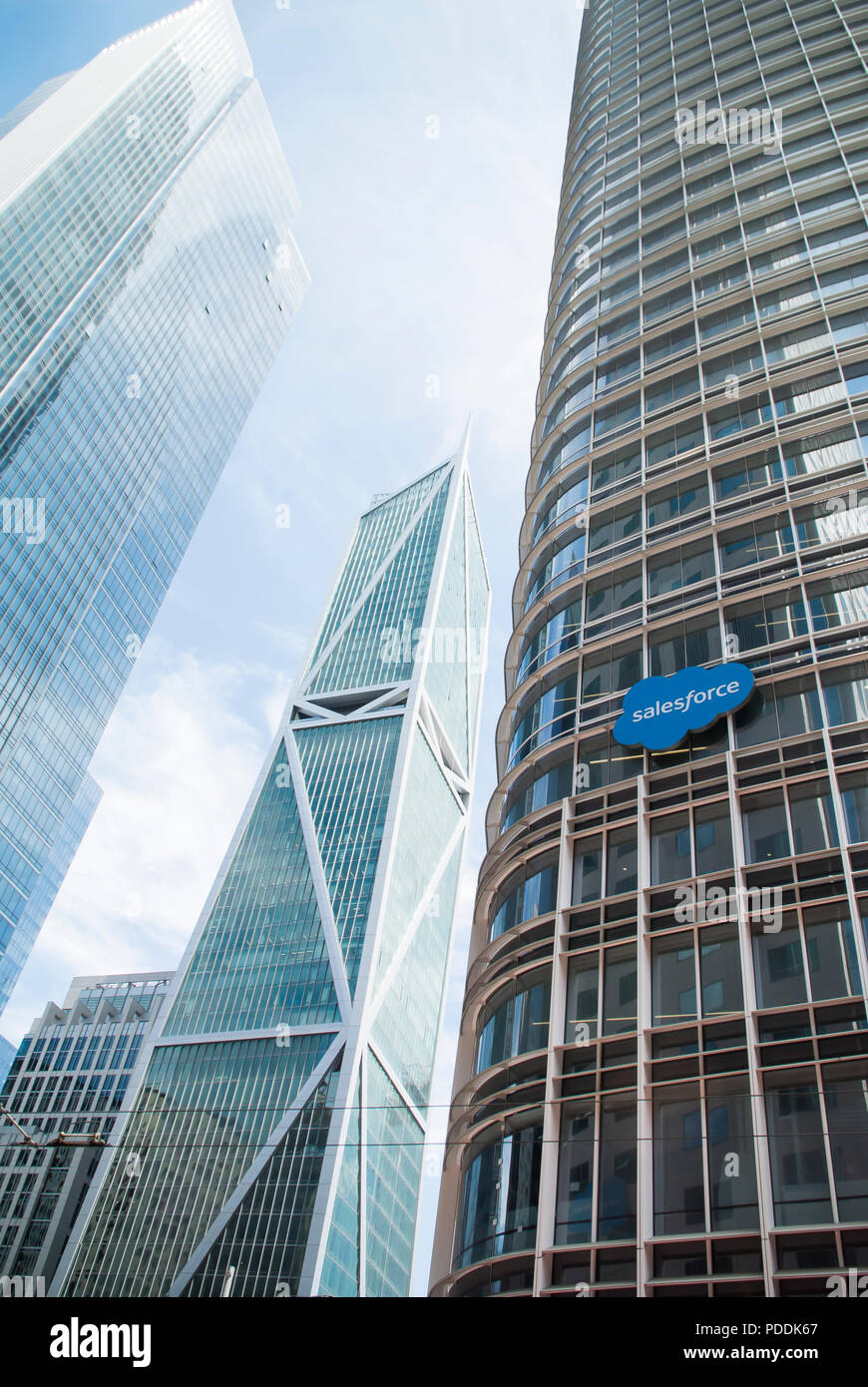 Skyscrapers - Downtown San Francisco Stock Photo