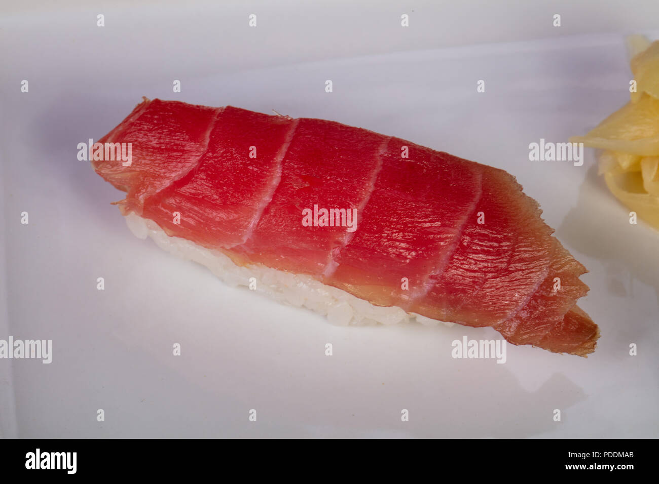 Japanese cold sushi with tuna Stock Photo Alamy