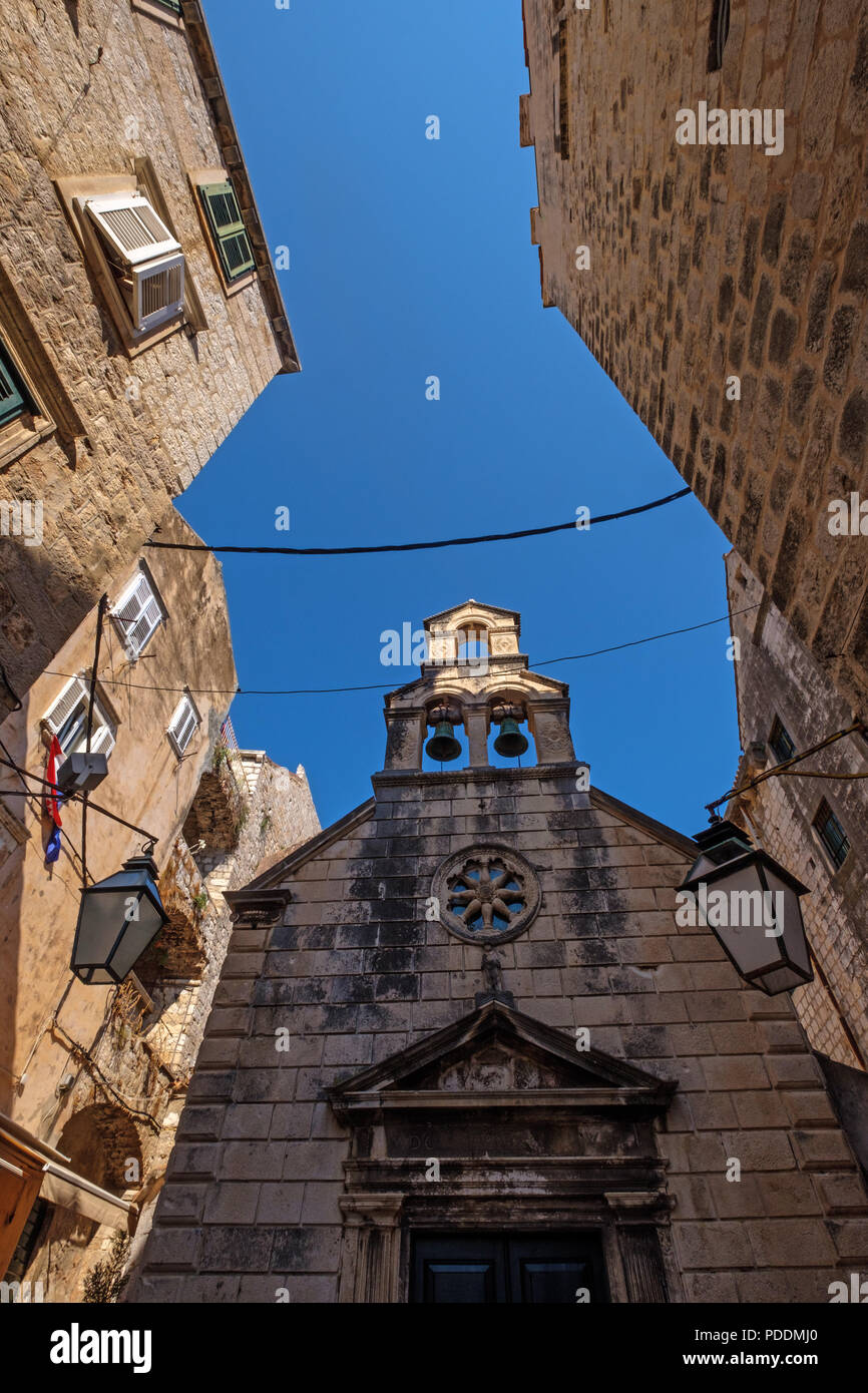 Saint Nicholas Church in Dubrovnik, Croatia, Europe Stock Photo