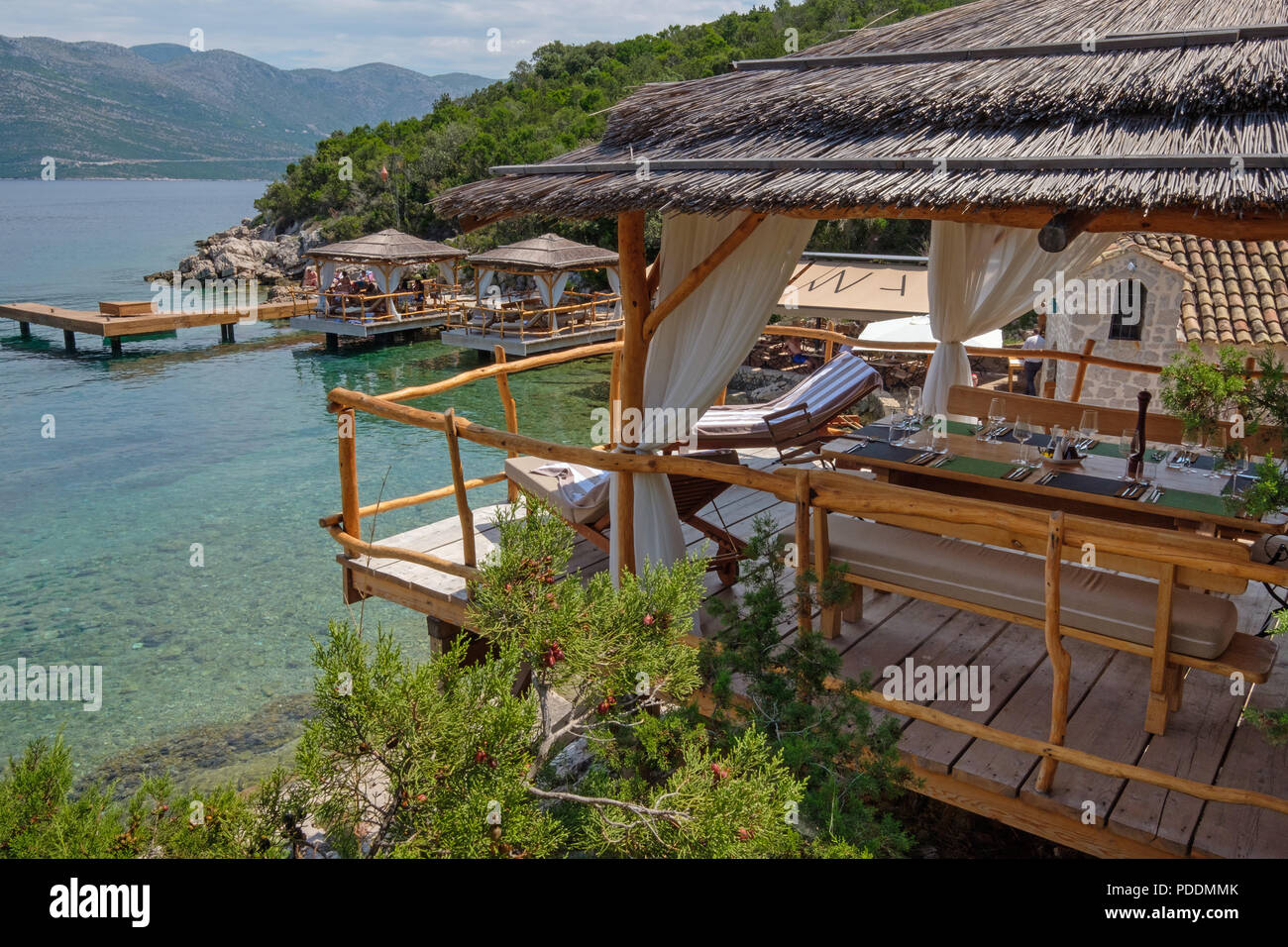 BOWA restaurant on the island of Sipan, Elafiti Islands, near Dubrovnik