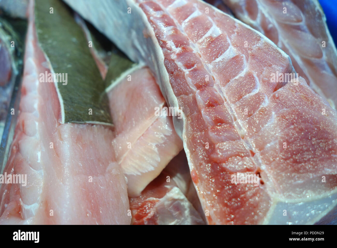 Raw stingray meat sold in the local market Stock Photo - Alamy