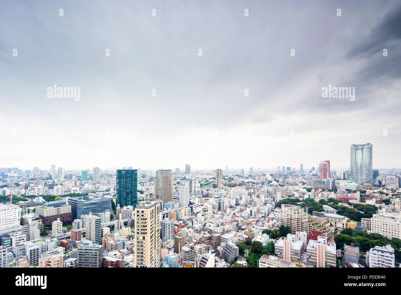 Business and culture concept - panoramic modern city skyline bird eye ...
