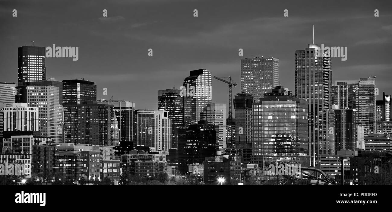 Denver colorado Black and White Stock Photos & Images Alamy