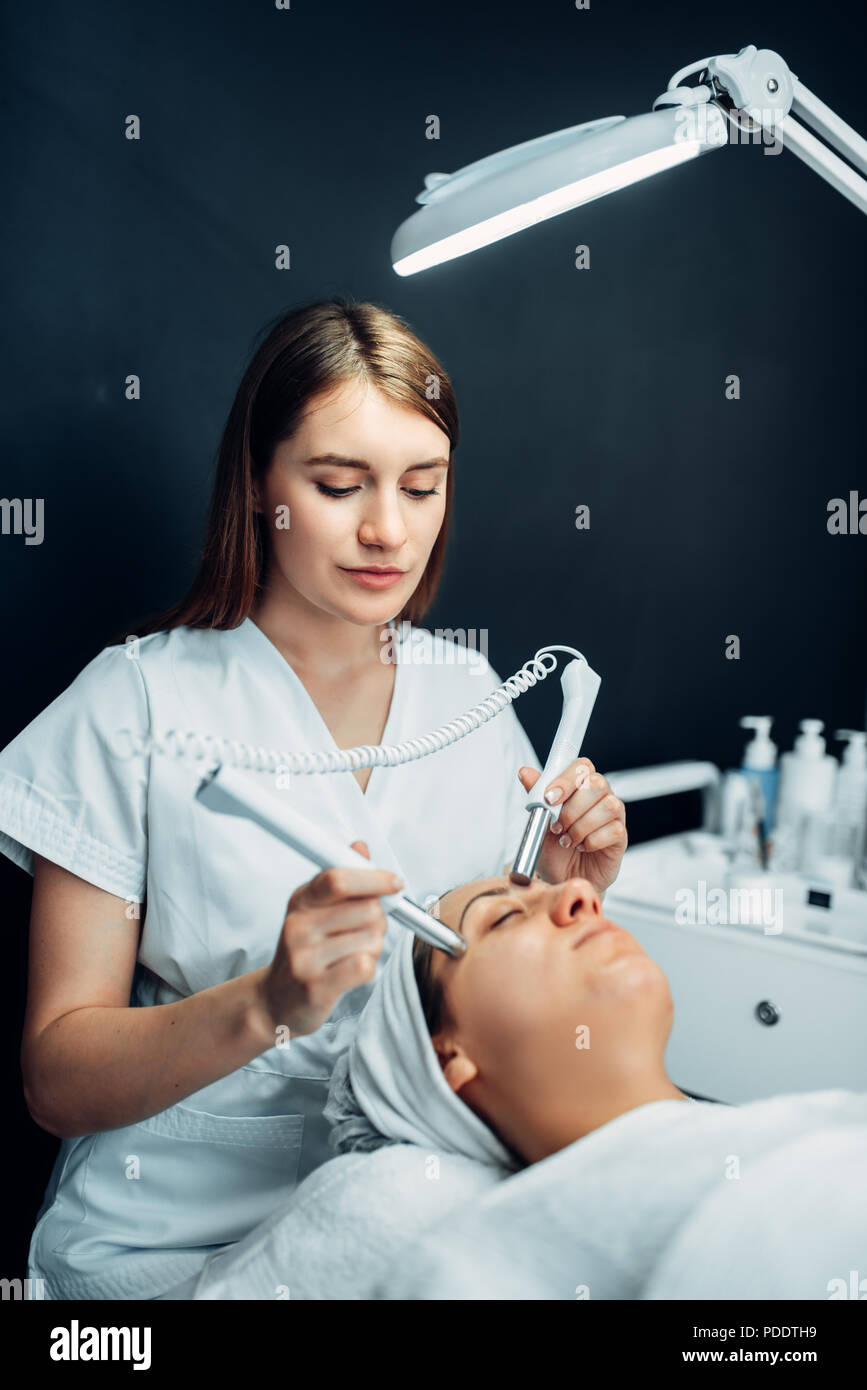 Face rejuvenation procedure, beauty medicine Stock Photo Alamy