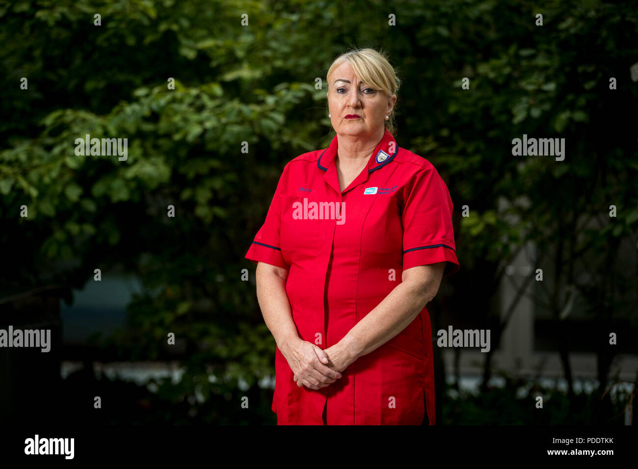 Sister Joann McCullagh at Omagh Hospital, who is a nurse that treated victims of the Omagh bombing at the Tyrone County Hospital in 1998. The sister has recalled that day as the darkest of her life. Stock Photo