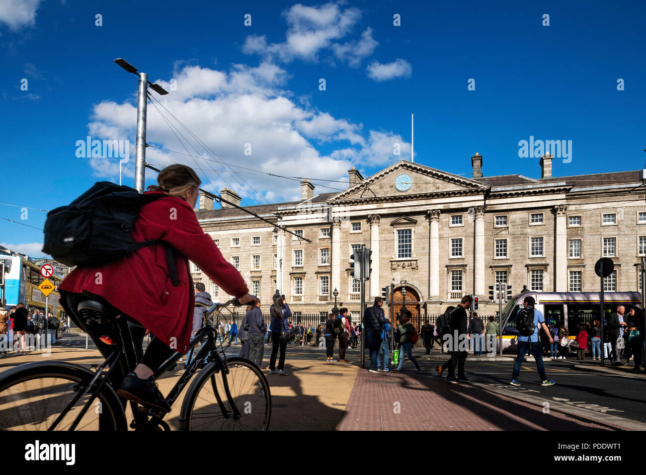 Trinity College, Dublin, Ireland, Stock Photo