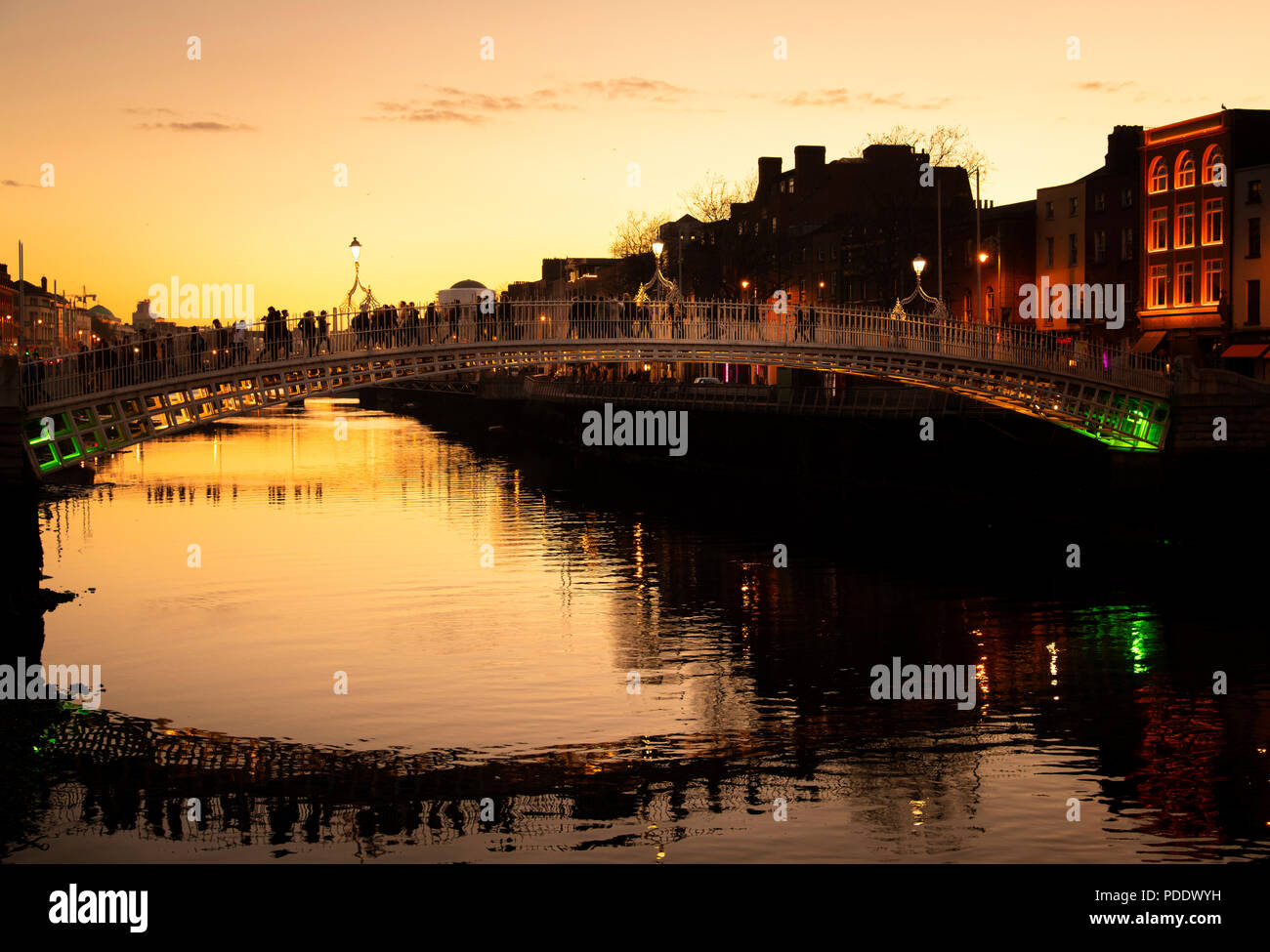 The hapenny bridge hi-res stock photography and images - Alamy