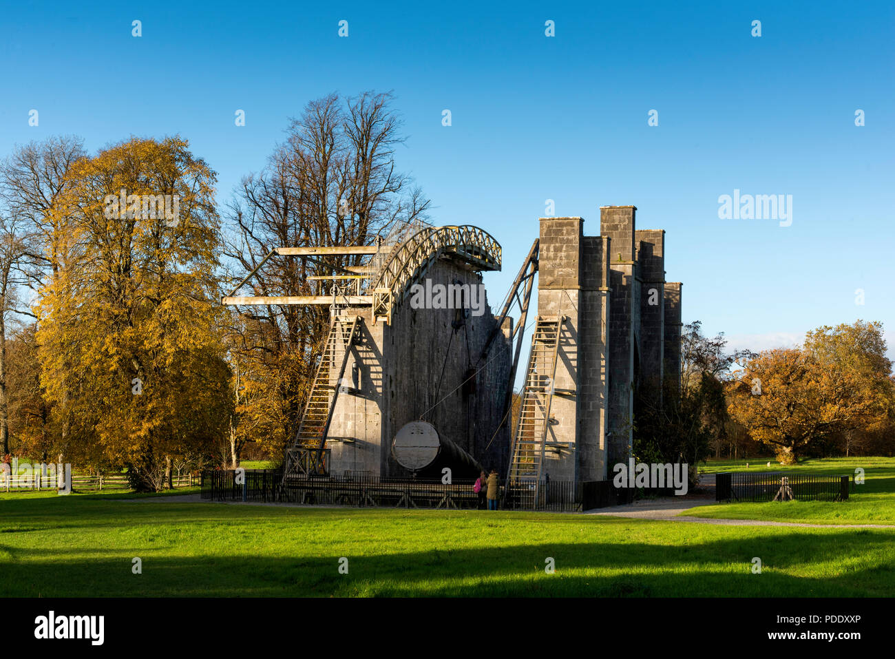 The Great telescope at Birr Castle, the largest in the world when built in  the 1840's lead to the spiral nature of galaxies being discovered Stock  Photo - Alamy