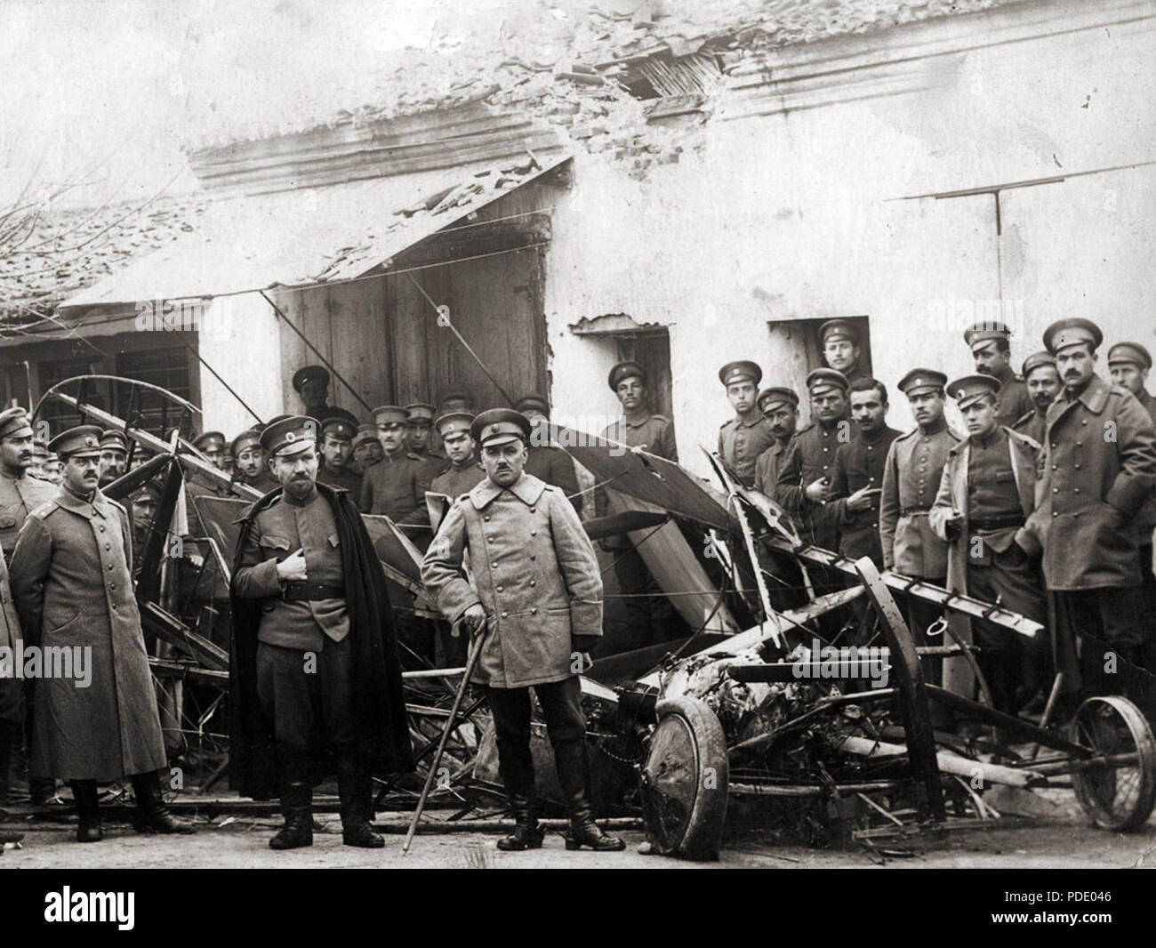 88 British plane shot down near Gevgeli Stock Photo