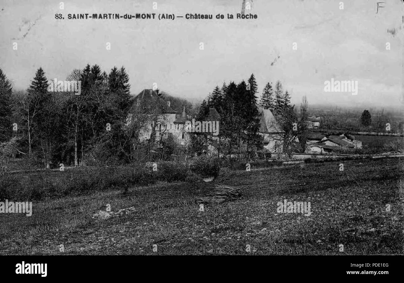 100 Château de La Roche (SaintMartinduMont Stock Photo Alamy
