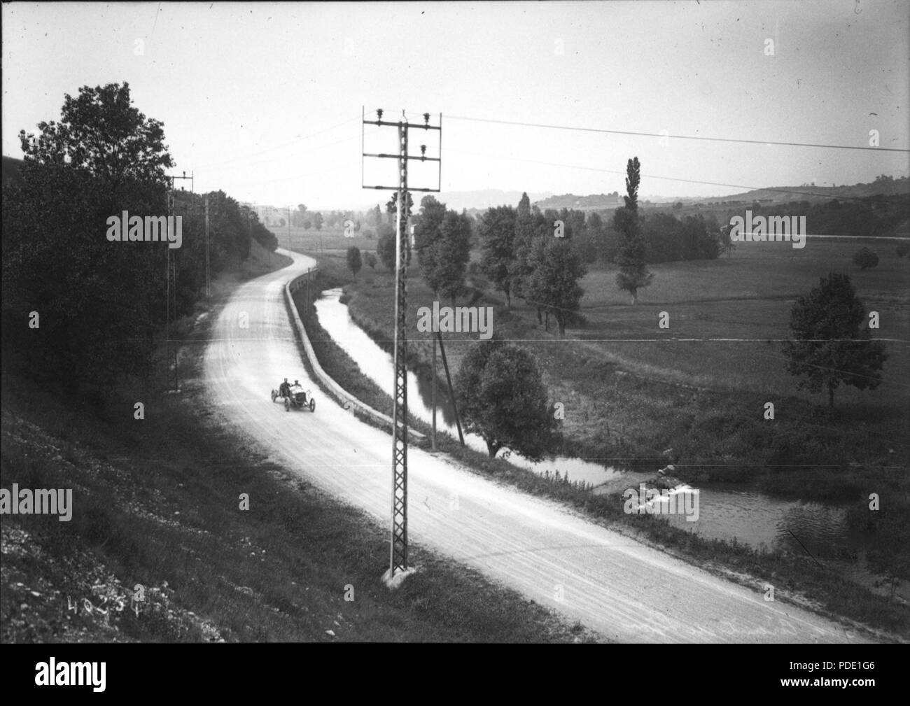101 Circuit of the 1914 French Grand Prix (4) Stock Photo