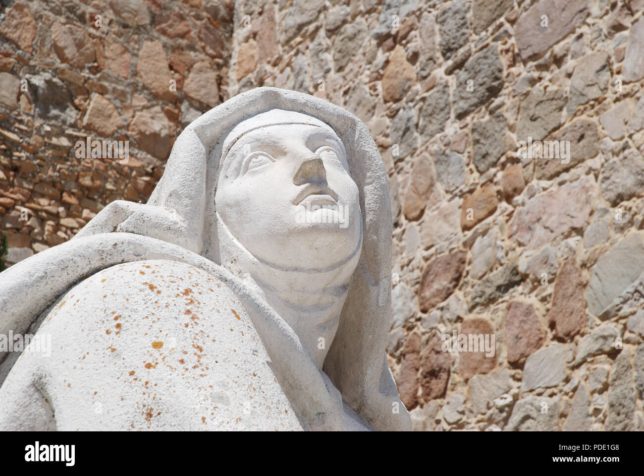 Santa Teresa sculpture. Avila, Spain. Stock Photo