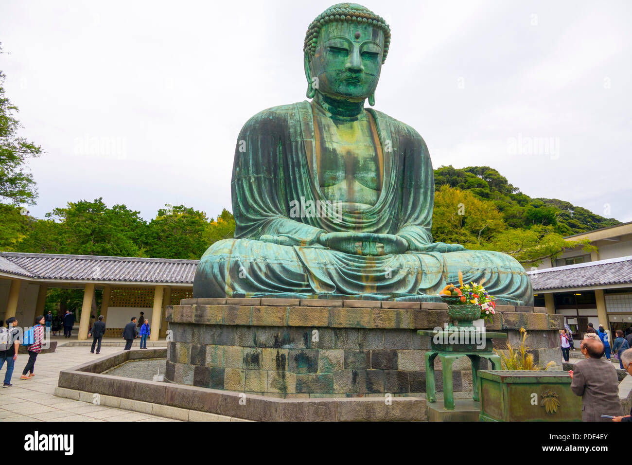 Tokyo Daibutsu Giant Buddha of Tokyo at Jorenji Temple Kamakura Tokyo Japan Asia Stock Photo