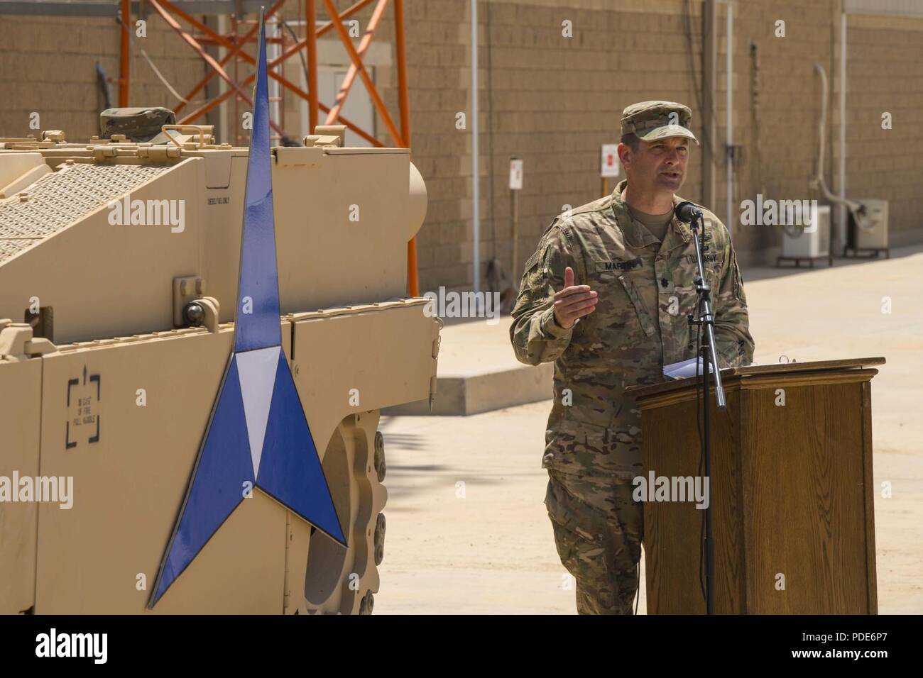 U.S. Army Lt. Col. Craig Martin, commander, Task Force Battle