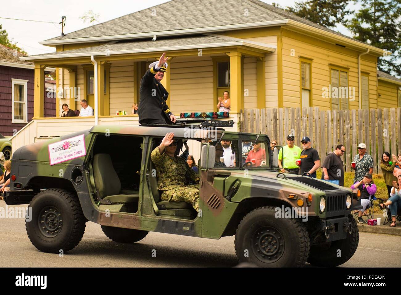 PORT TOWNSEND, Wash., (May 19, 2018) Cmdr. Rocky Pulley, commanding