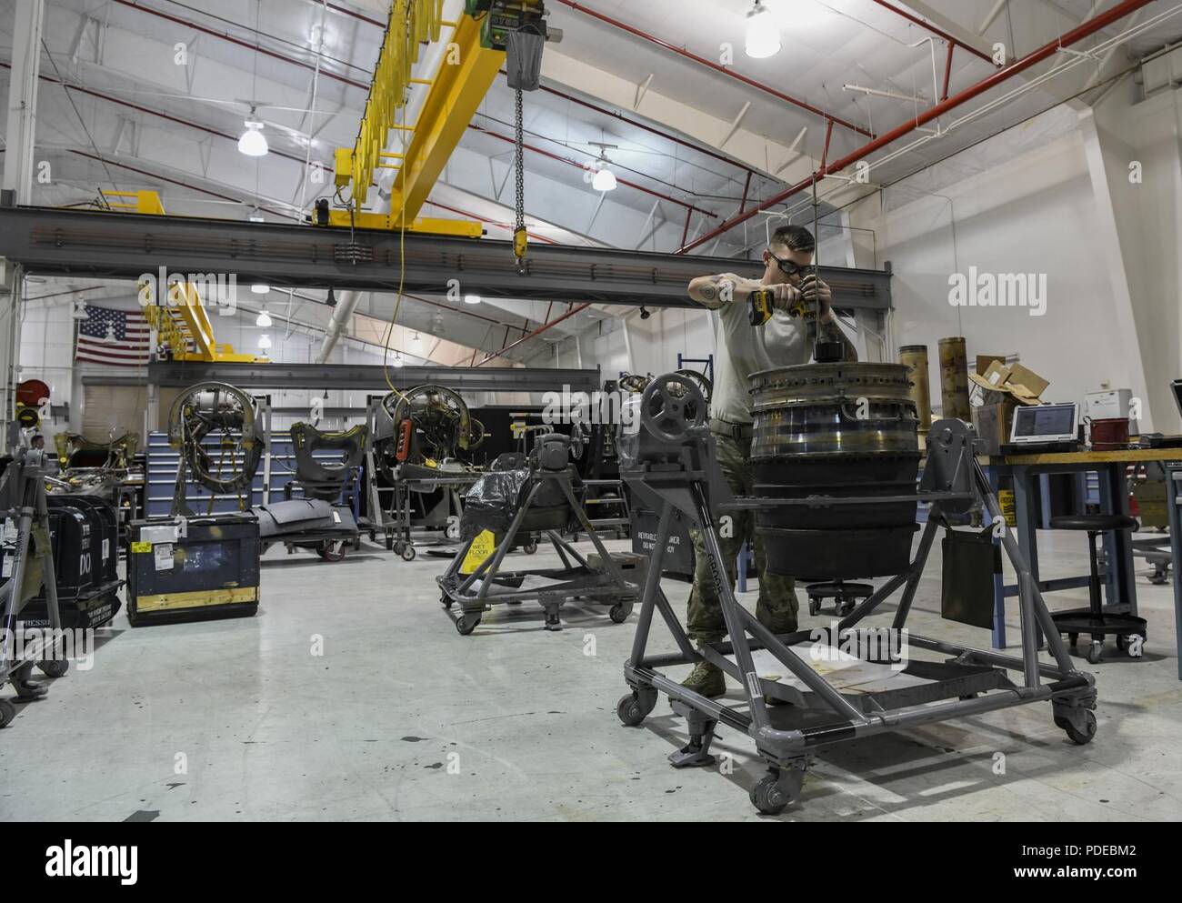 Senior Airman Robert Densmore, an aerospace propulsion journeyman with
