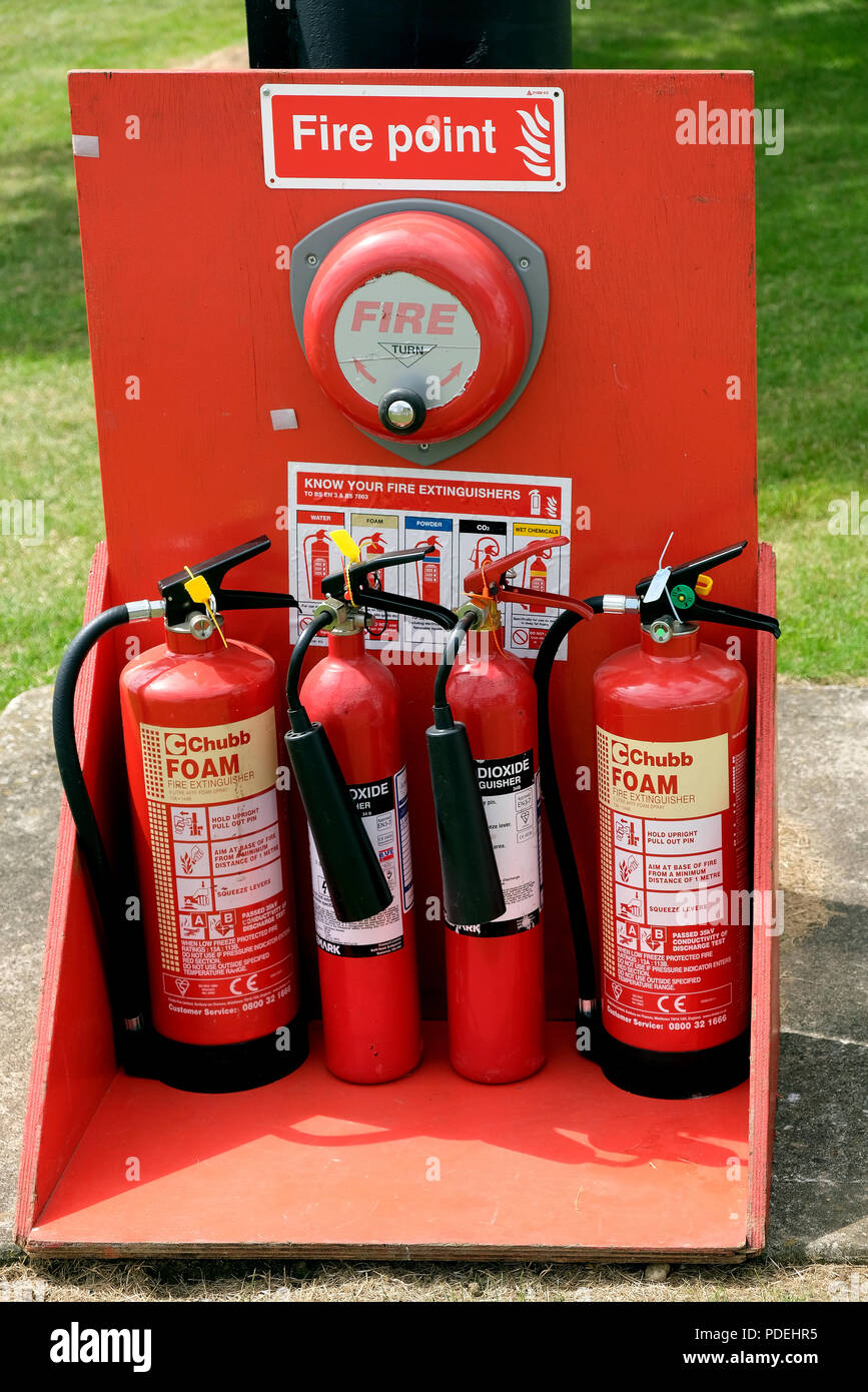 Mobile fire safety equipment at an agricultural show Stock Photo Alamy