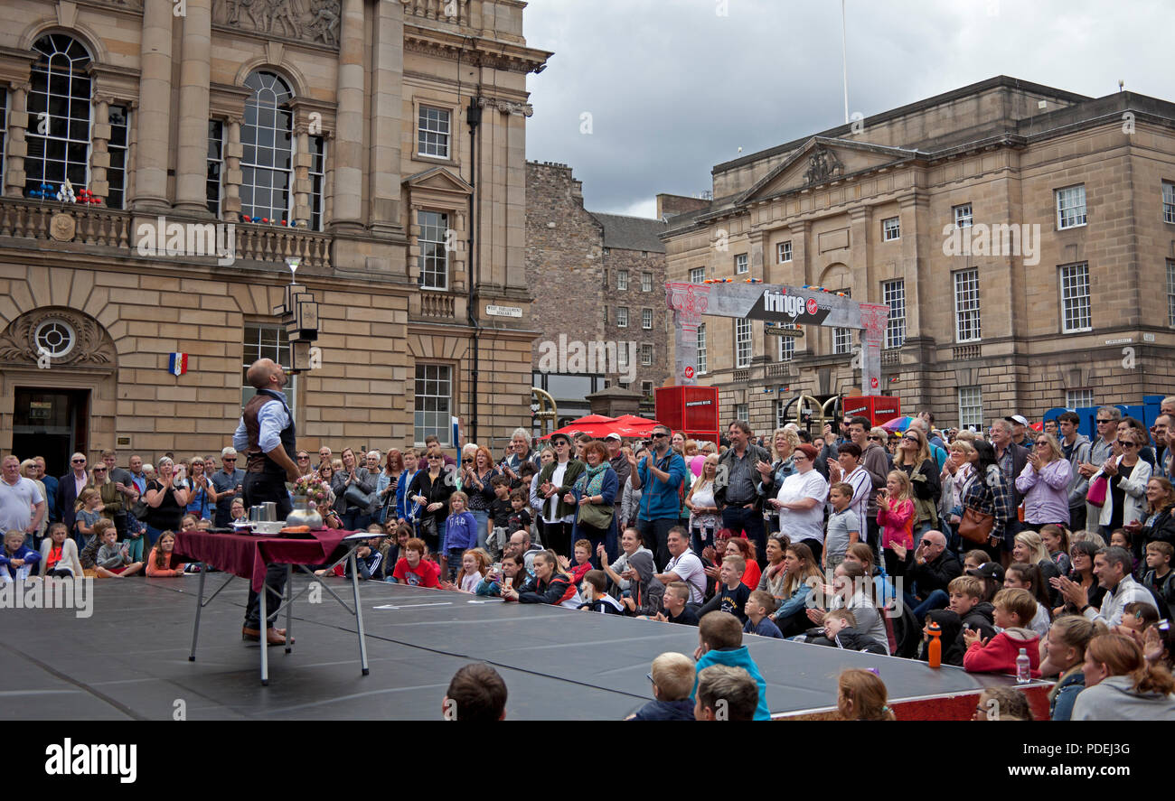 Edinburgh Fringe Festival, Scotland, UK Stock Photo