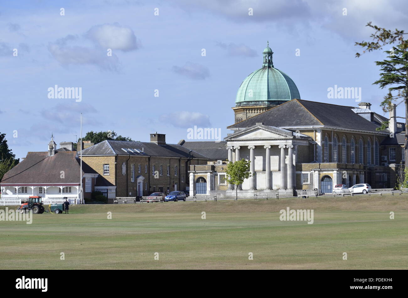 The Haileybury College in Hertford Heath, Hertfordshire, a public school formerly the East India Company College. It was founded in 1806 Stock Photo