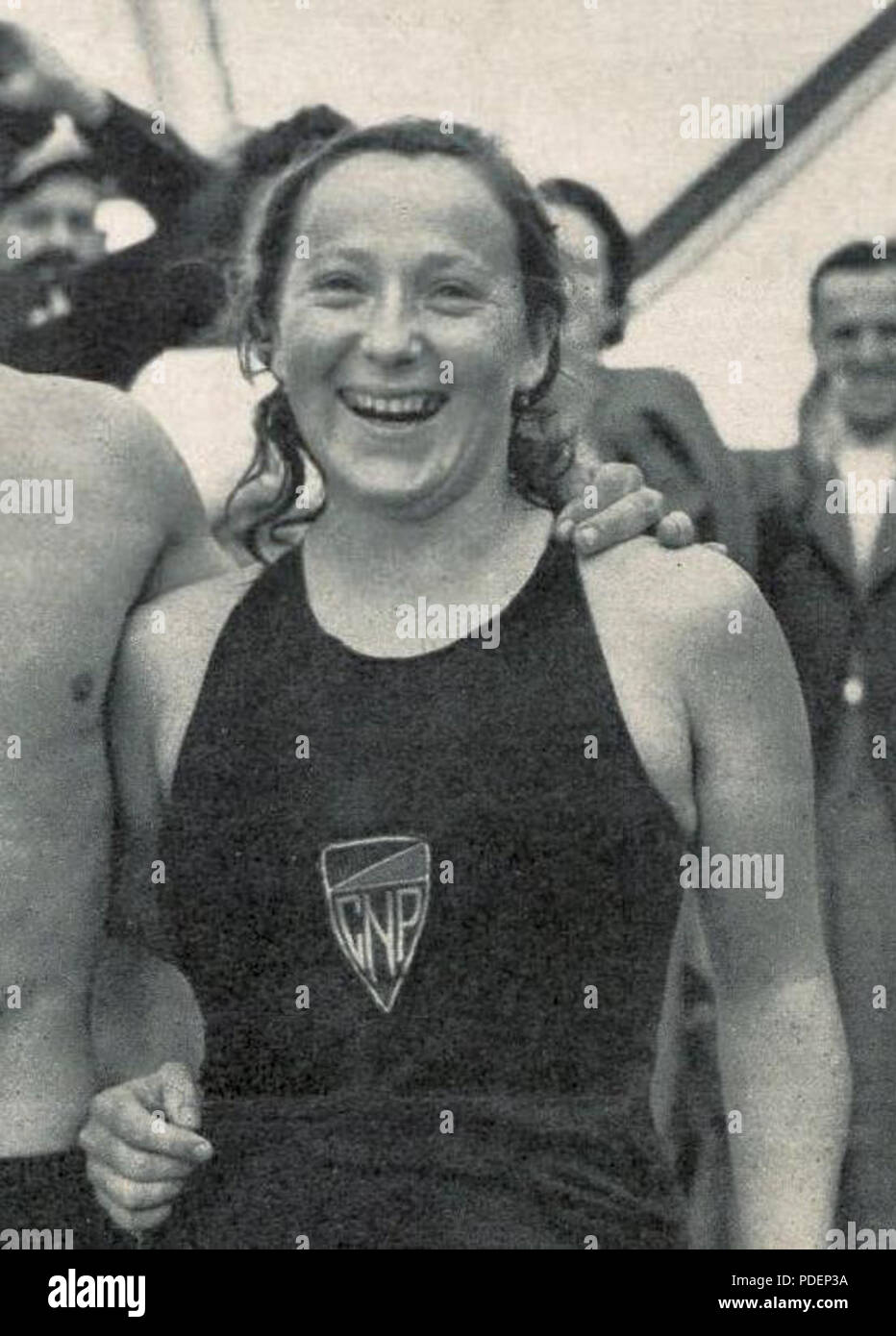 212 Lucette Berlioux championne de France de natation de grand fond