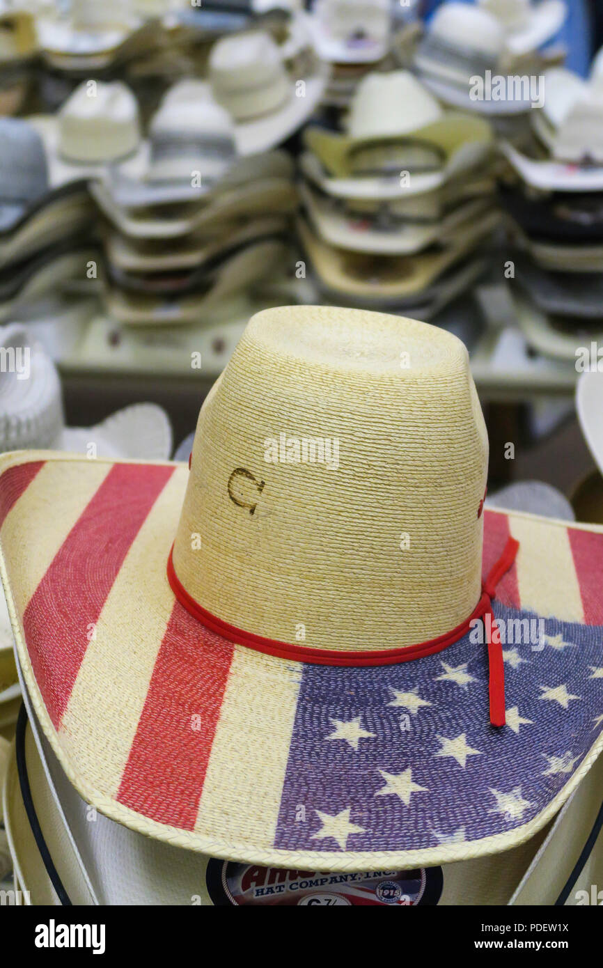 Cowboy hats hi-res stock photography 
