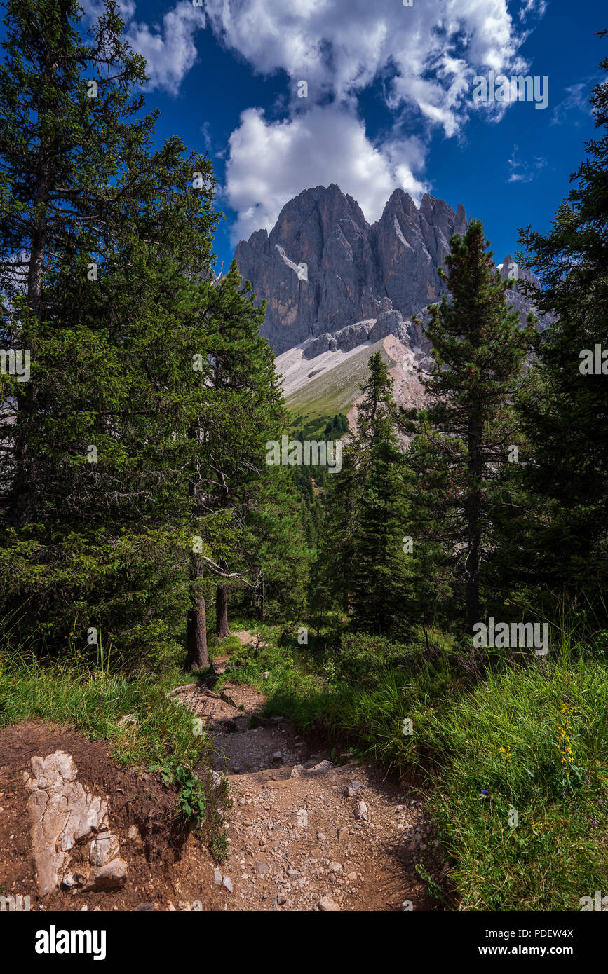 View of the Geisler, Dolomites Stock Photo - Alamy